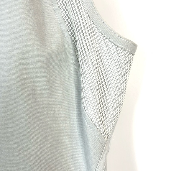 Helmut Lang Prism Compress Twill Mesh Cutout Dress - Picture 5 of 13